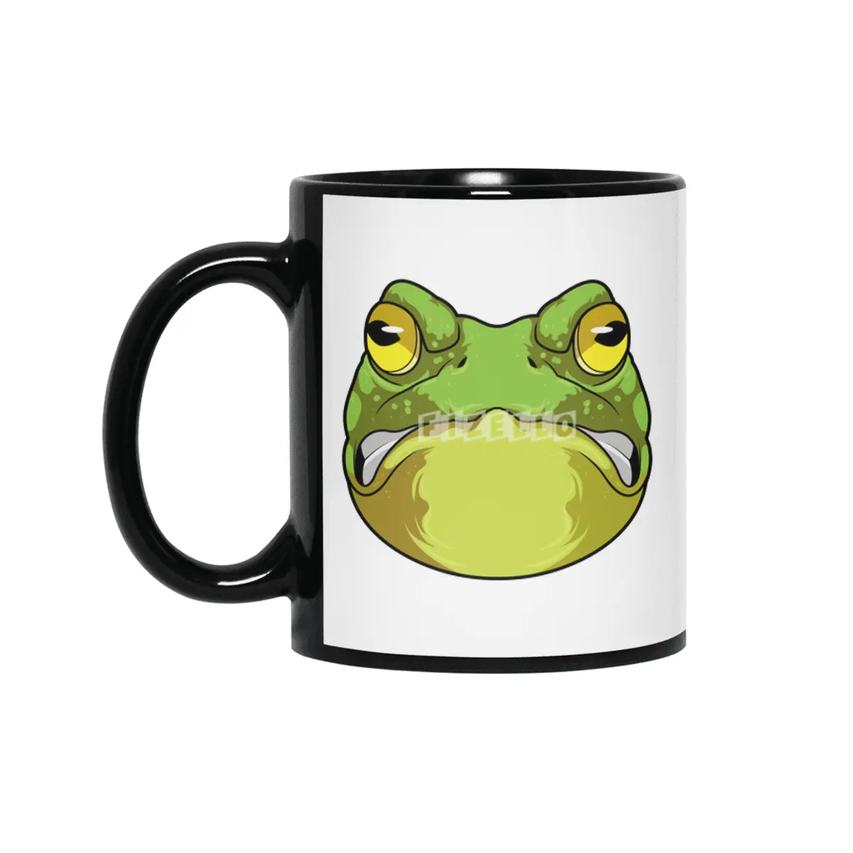 Frog with evil Eye Siyah Kupa