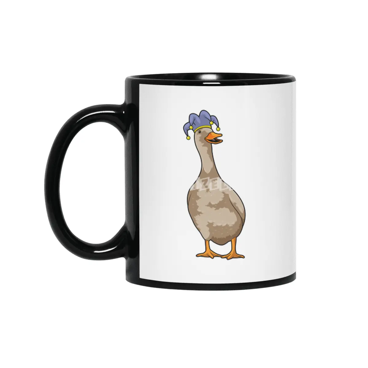 Duck as Jester in Middle age Siyah Kupa