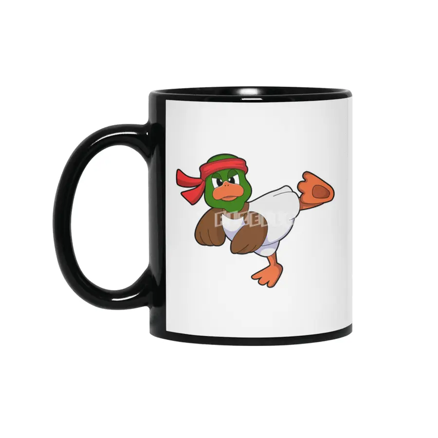 Duck at Martial arts Karate Siyah Kupa