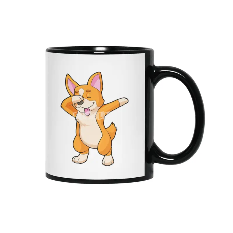 Welsh Corgi at Hip Hop Dance Dab Siyah Kupa