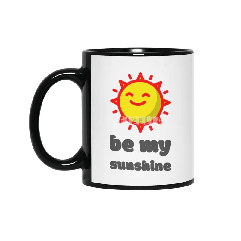 Be my sunshine Siyah Kupa
