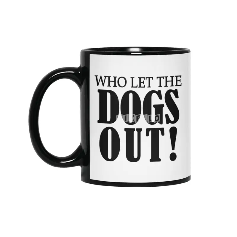 dogs out Siyah Kupa