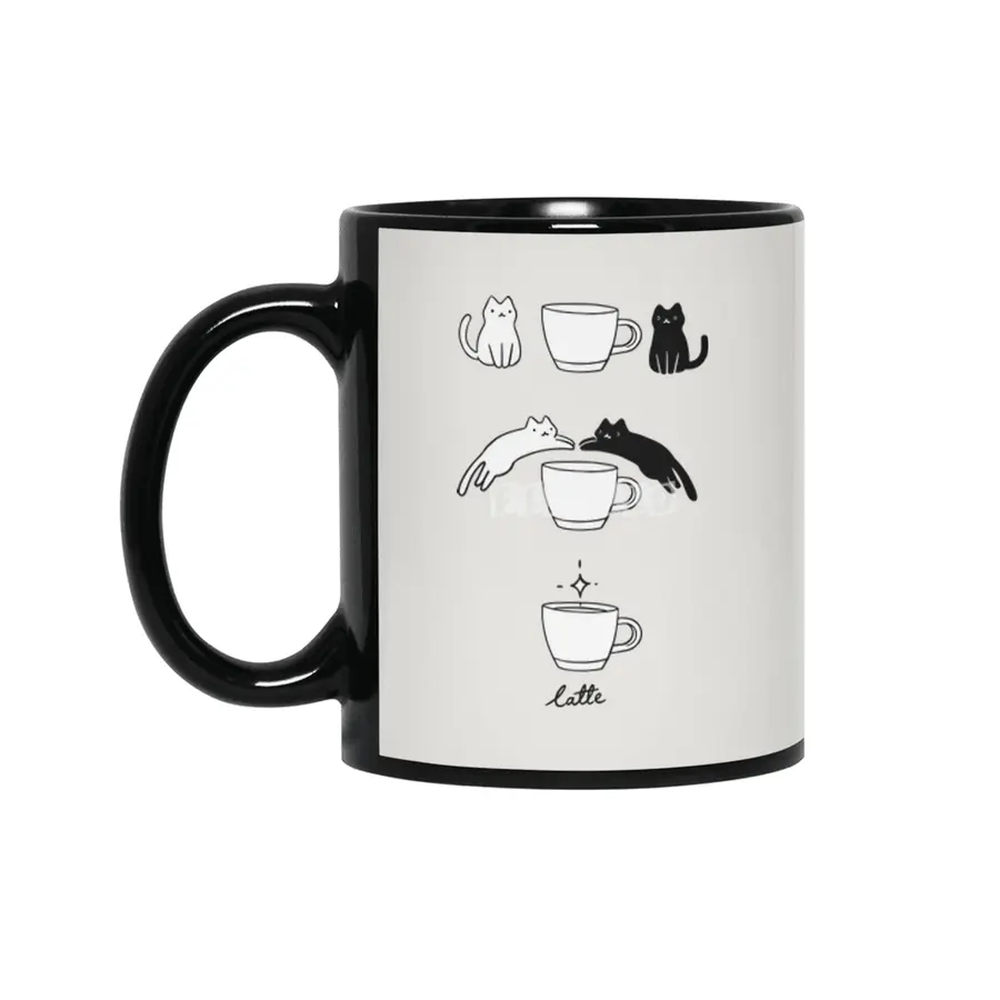 Coffee Catte Siyah Kupa