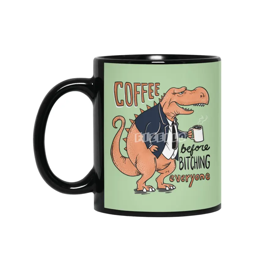 Coffee Before Bitching Siyah Kupa