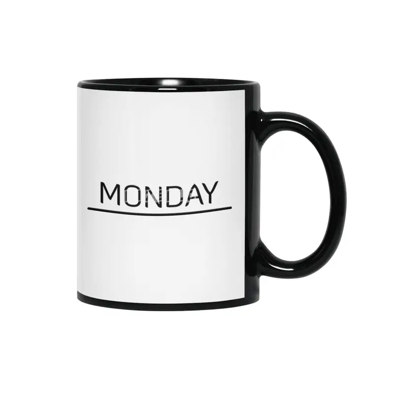 Monday (Black) Siyah Kupa