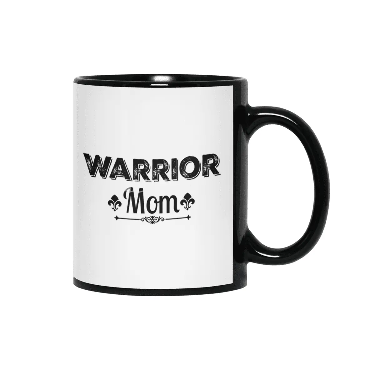 Warrior Mom Siyah Kupa