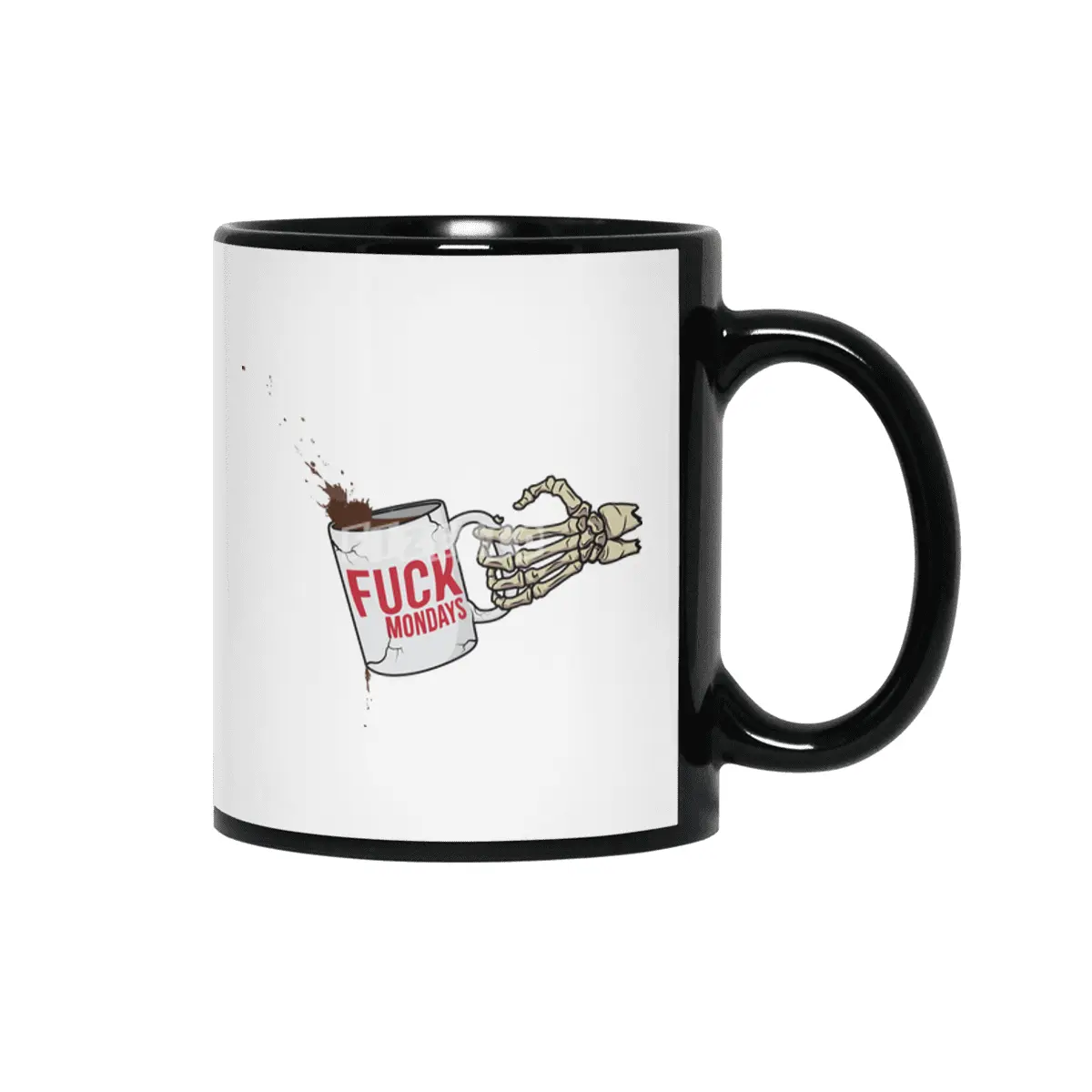 F**K Mondays Siyah Kupa