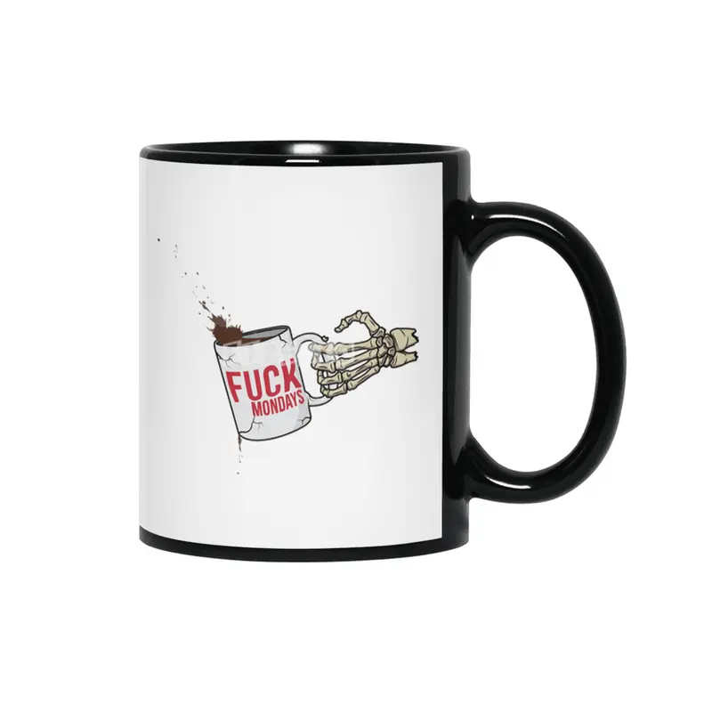 F**K Mondays Siyah Kupa