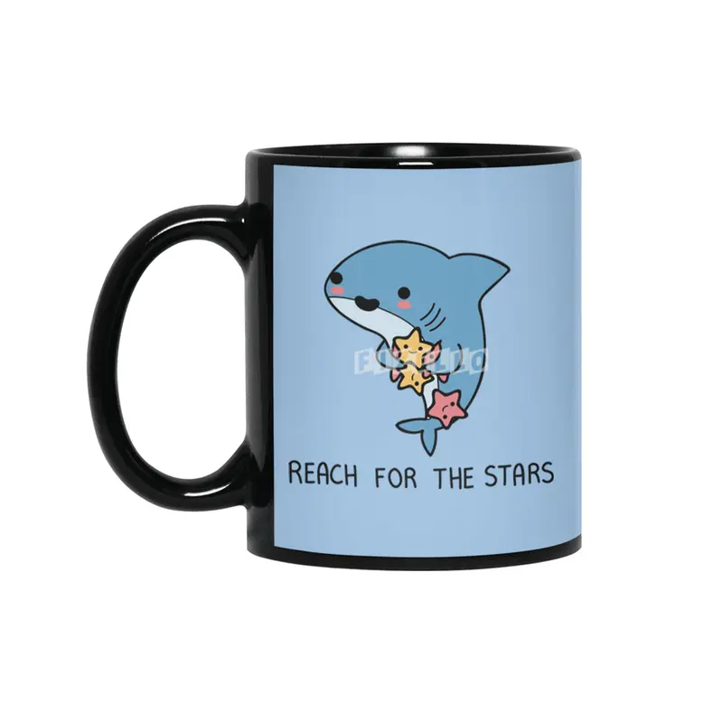 Reach for the stars Siyah Kupa