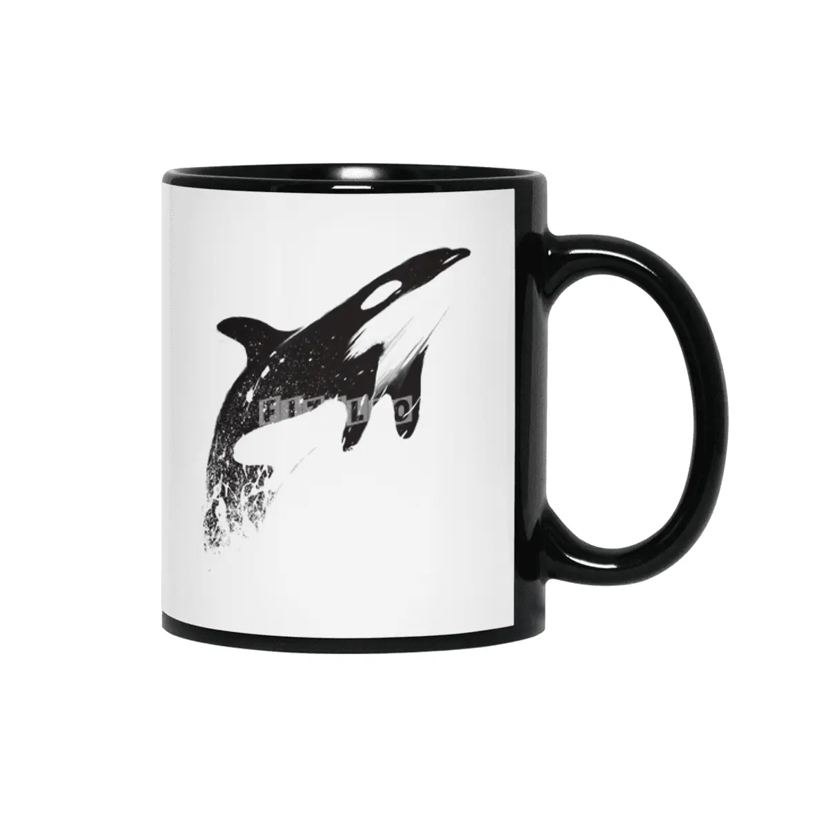 orcas can fly Siyah Kupa