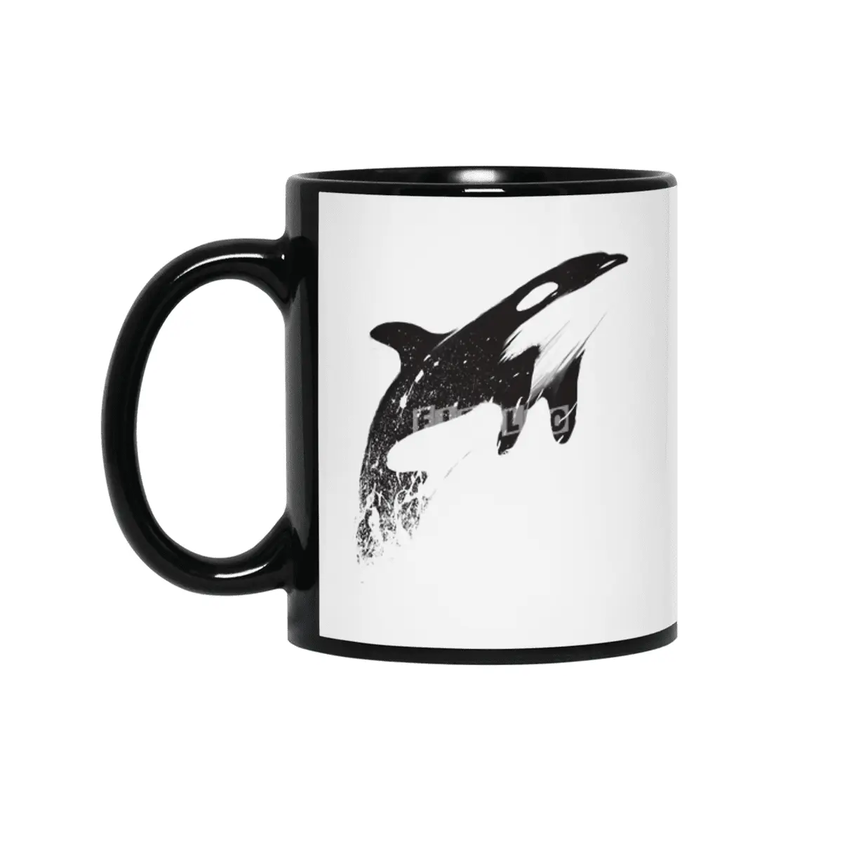 orcas can fly Siyah Kupa