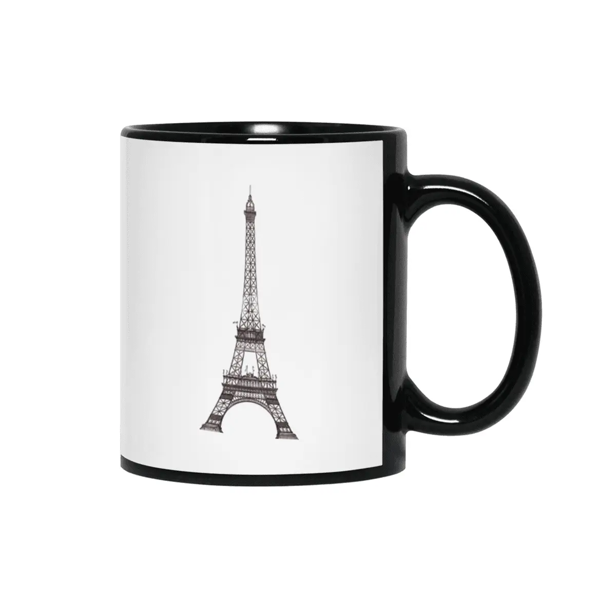 La Tour Eiffel Siyah Kupa