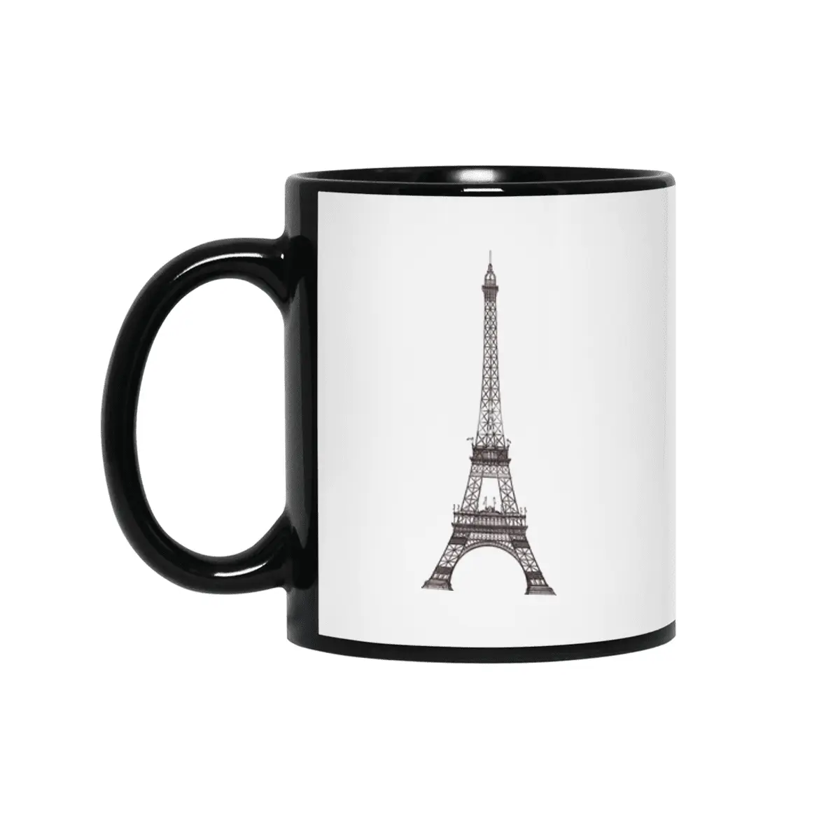 La Tour Eiffel Siyah Kupa