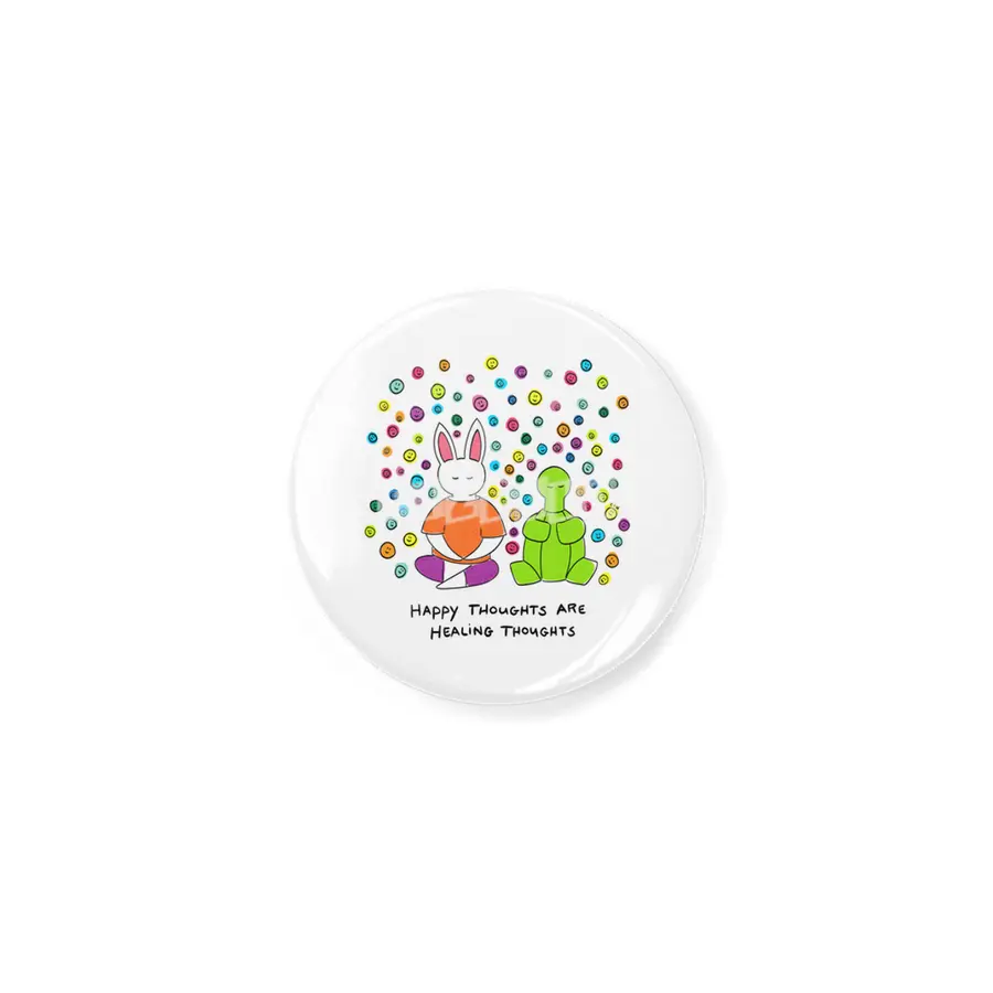 Bunny Daze Yoga - Happy Thoughts Are Healing Thoughts Açacak