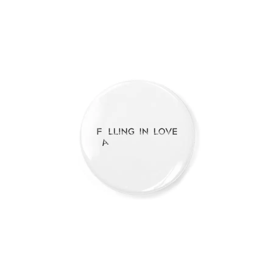 Valentines day gift with Falling in love minimalist words Açacak