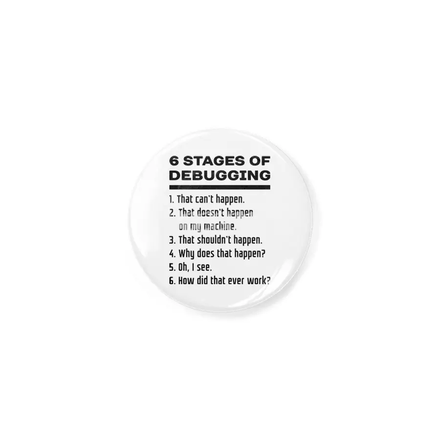 Six Stages of Debugging: Black on White Design for Programmers Açacak