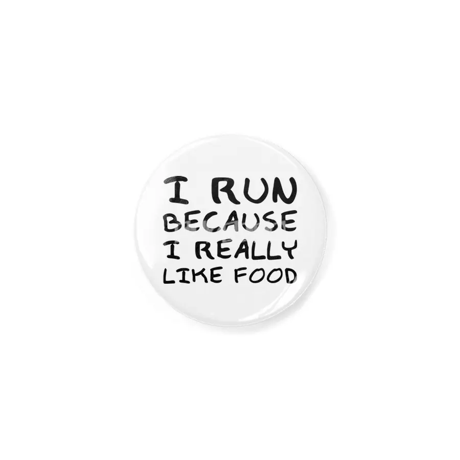 "I Run Because I Really Like Food" Funny Quote Açacak