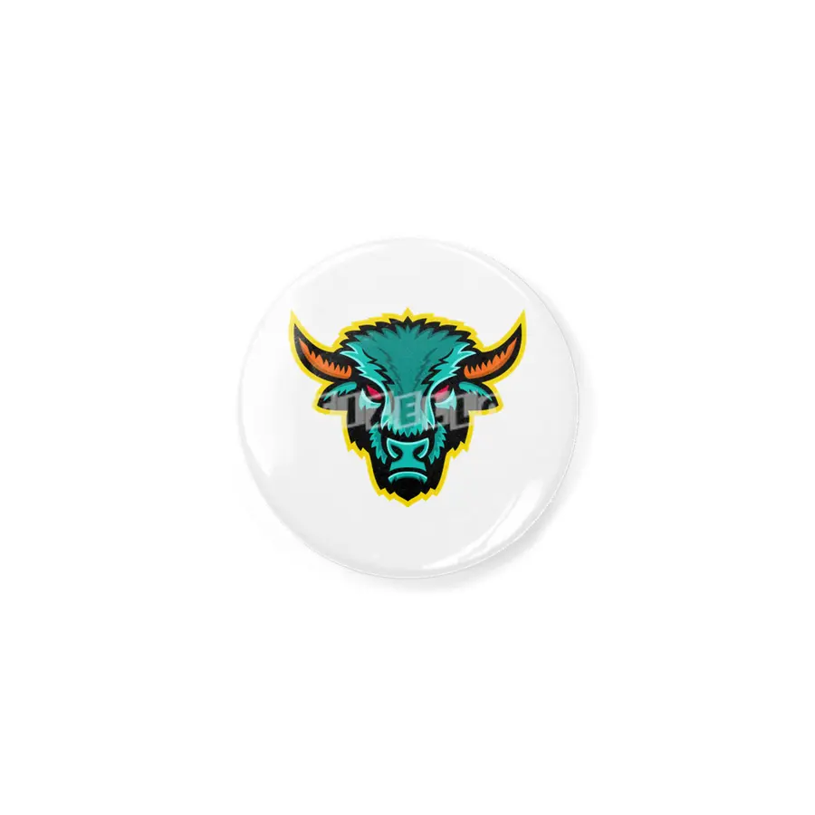 American Bison Head Sports Mascot Açacak
