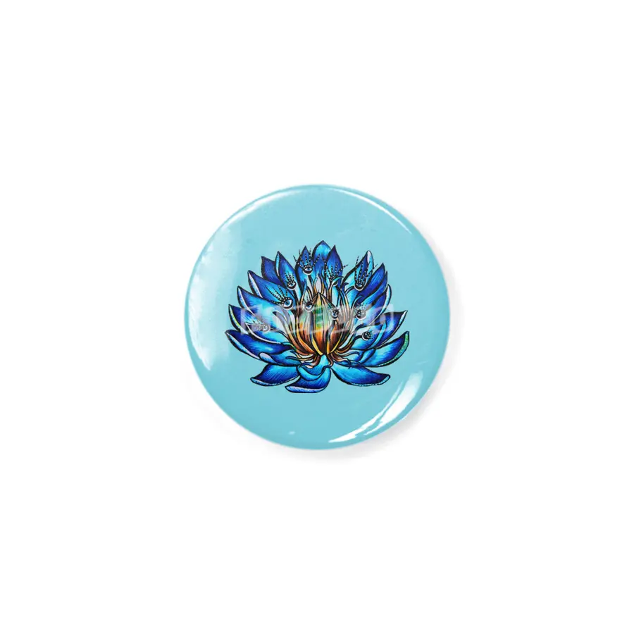 Blue Lily Flower Monster With Weird Eyes Açacak
