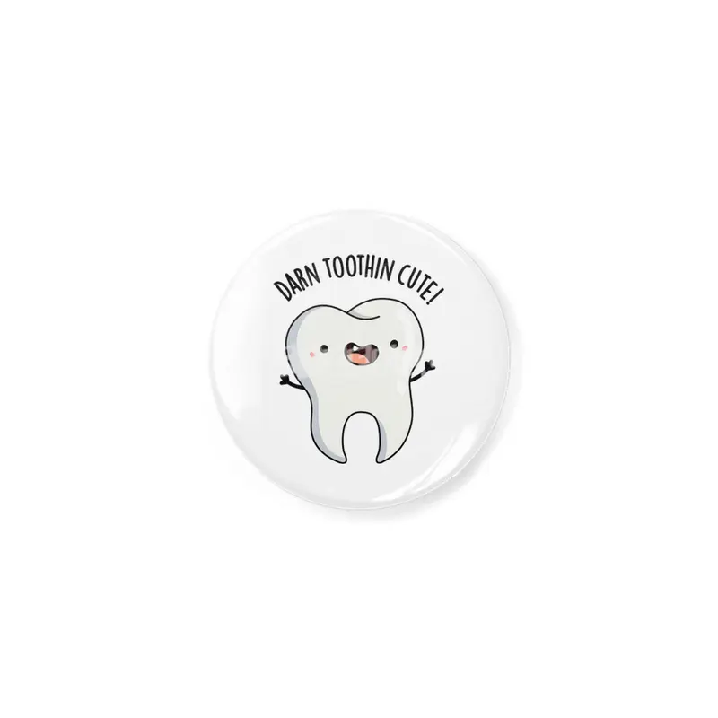 Darn Tooth-in Cute Funny Tooth Pun Açacak