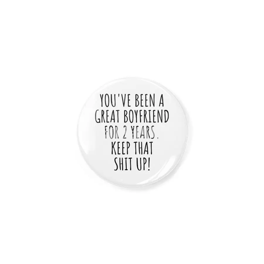 2 Years Anniversary Boyfriend Funny Gift for BF 2nd Dating Relationship Couple Together Açacak