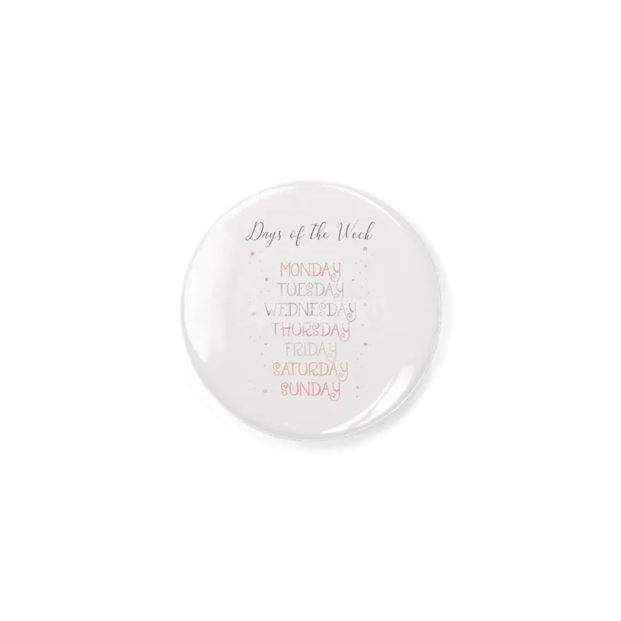 Days of the Week beautiful print for little kids - educational print - Monday to Sunday Açacak