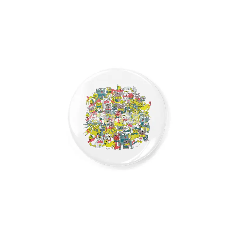 Funny doodle colorful cats.Seamless pattern with funny hand drawn cats Açacak