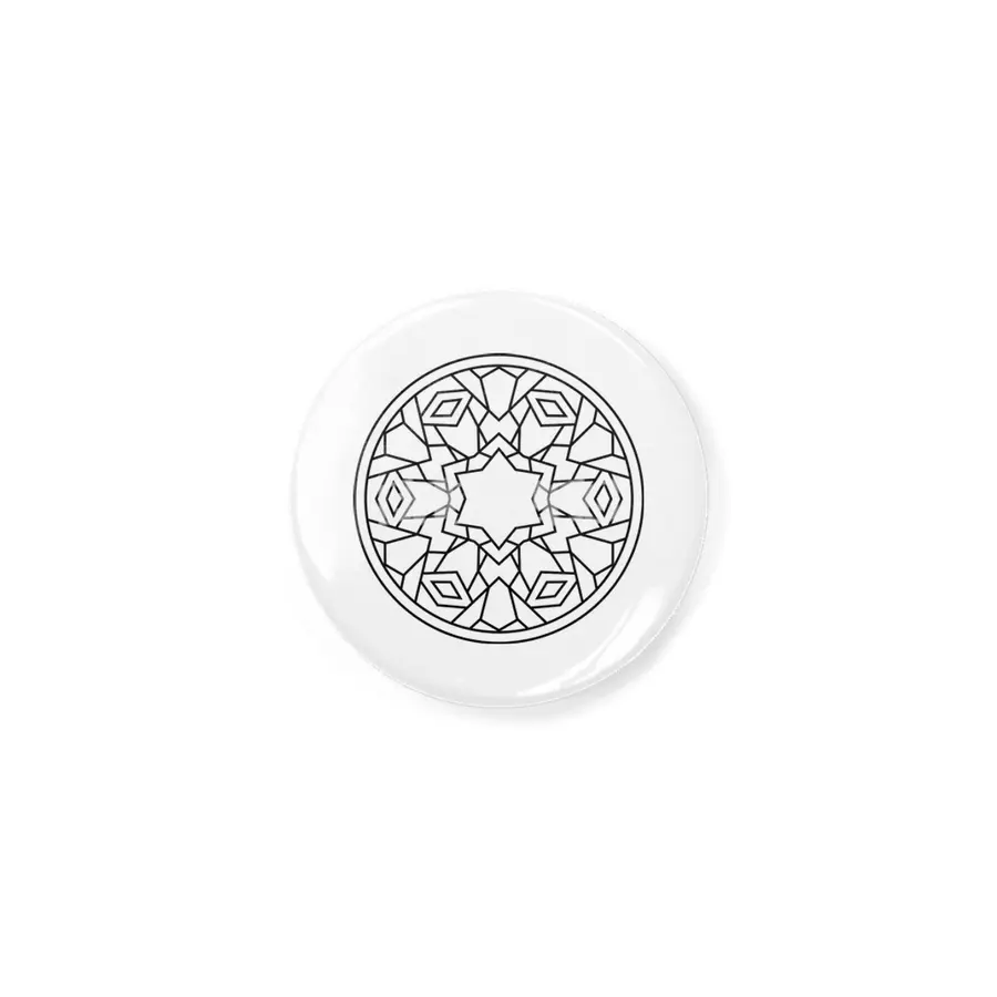 Black and white circle flower ornament, ornamental round lace design. Floral mandala. Hand drawn ink Açacak