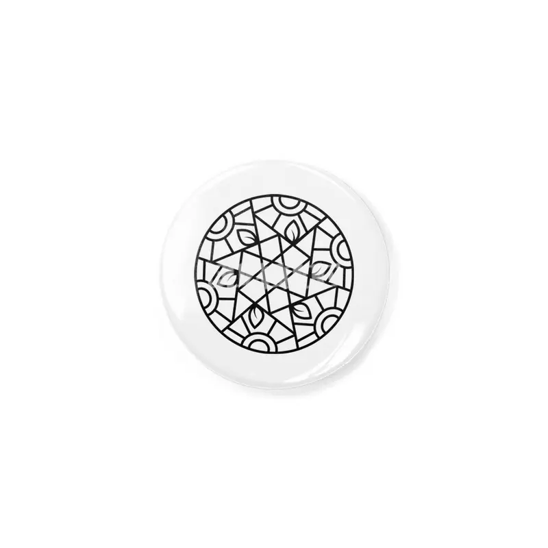 Black and white mandala vector isolated on white. Vector hand drawn circular decorative element. Açacak