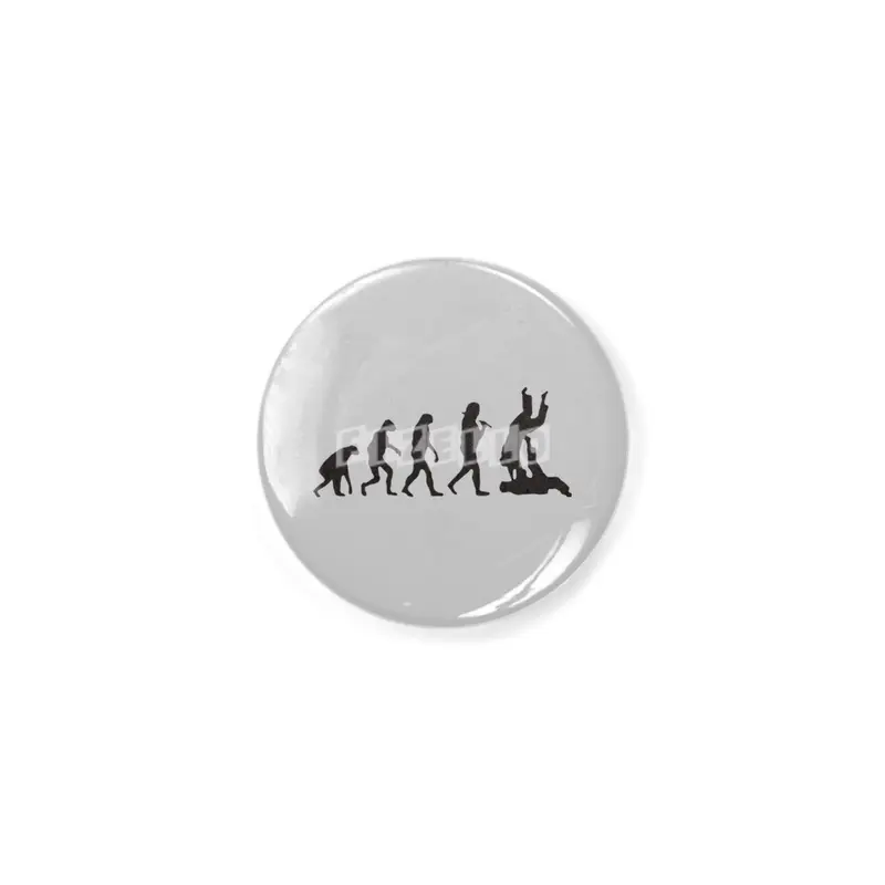 Evolution of Man Jiu Jitsu Humour Logo Açacak