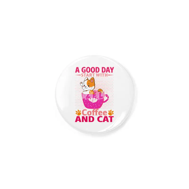 A Good Day Start With Coffee And Cute Cat Best Idea For Cat Lover Açacak