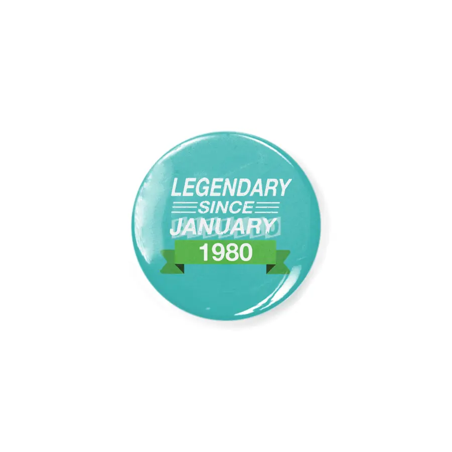 Legendary Since January 1980 Birth Month Açacak