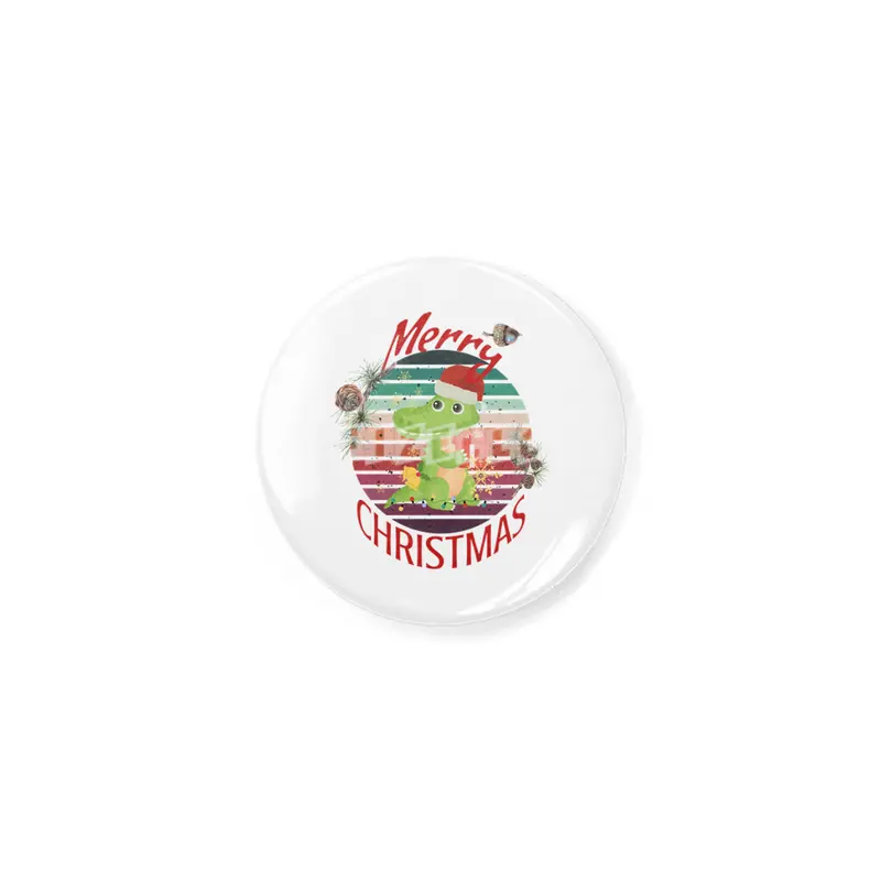 Merry Christmas Cute Crocodile Santa with snowflakes funny Kawaii aligator Açacak