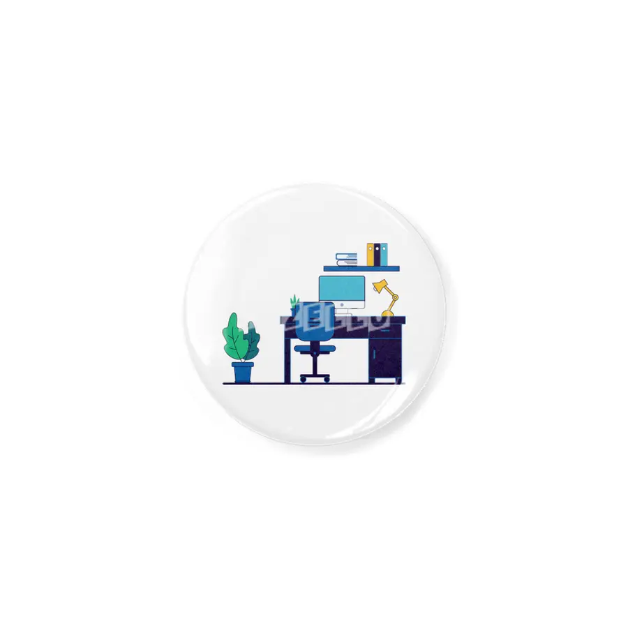 Desk flat illustration design Açacak