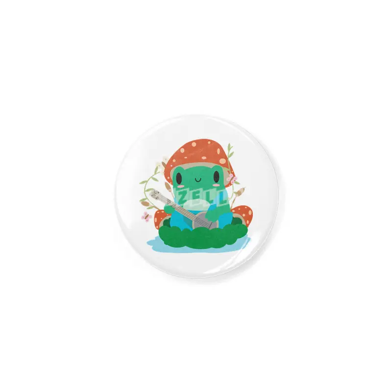 Cottagecore Aesthetic Frog Mushroom Hat Banjo Kawaii Açacak