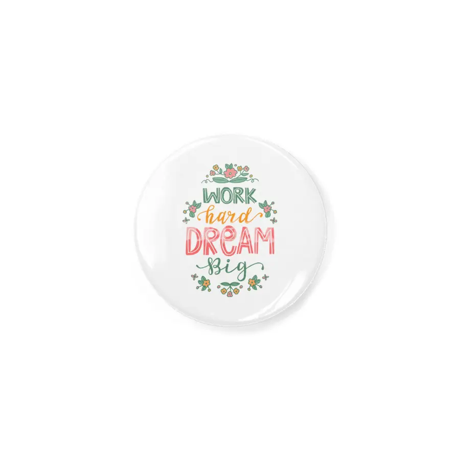 Motivational Work Hard Dream Big Lettering Açacak