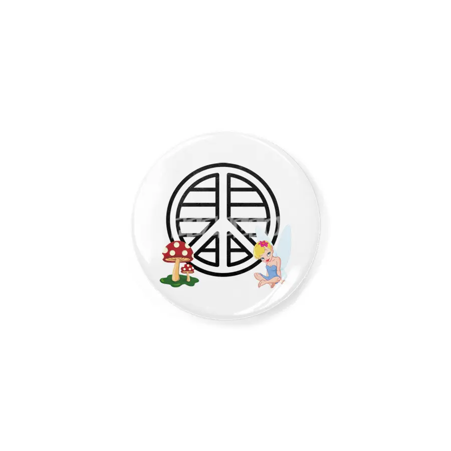 Fairy & Mushroom Peace Symbol Açacak