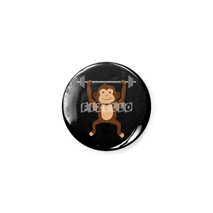 Weightlifting Body Builder Fitness Monkey, Gym Enthusiast, Funny Workout Monkey Bar Açacak