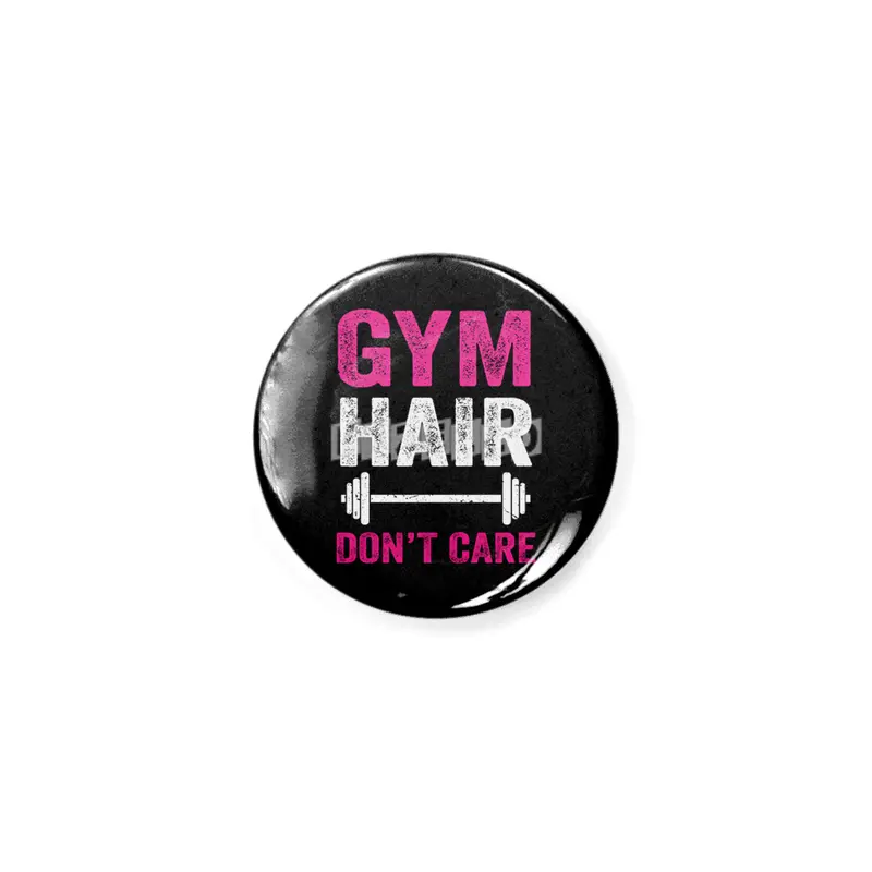 Gym Hair Don't Care Funny Fitness Design Gift Idea Açacak