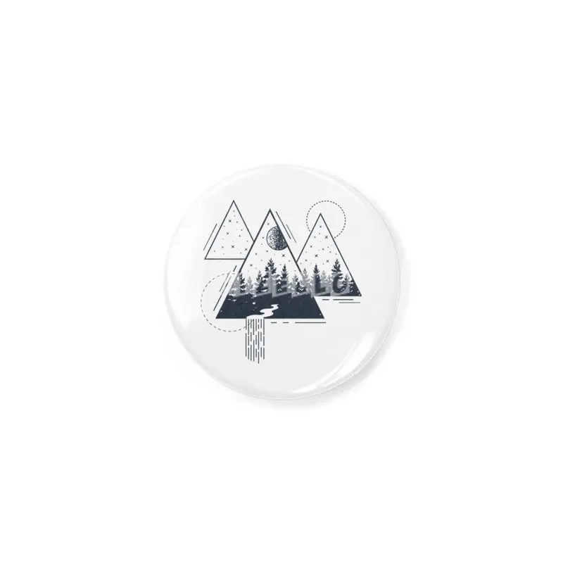 Modern Geometric Nature Forest Bohemian Triangles Açacak