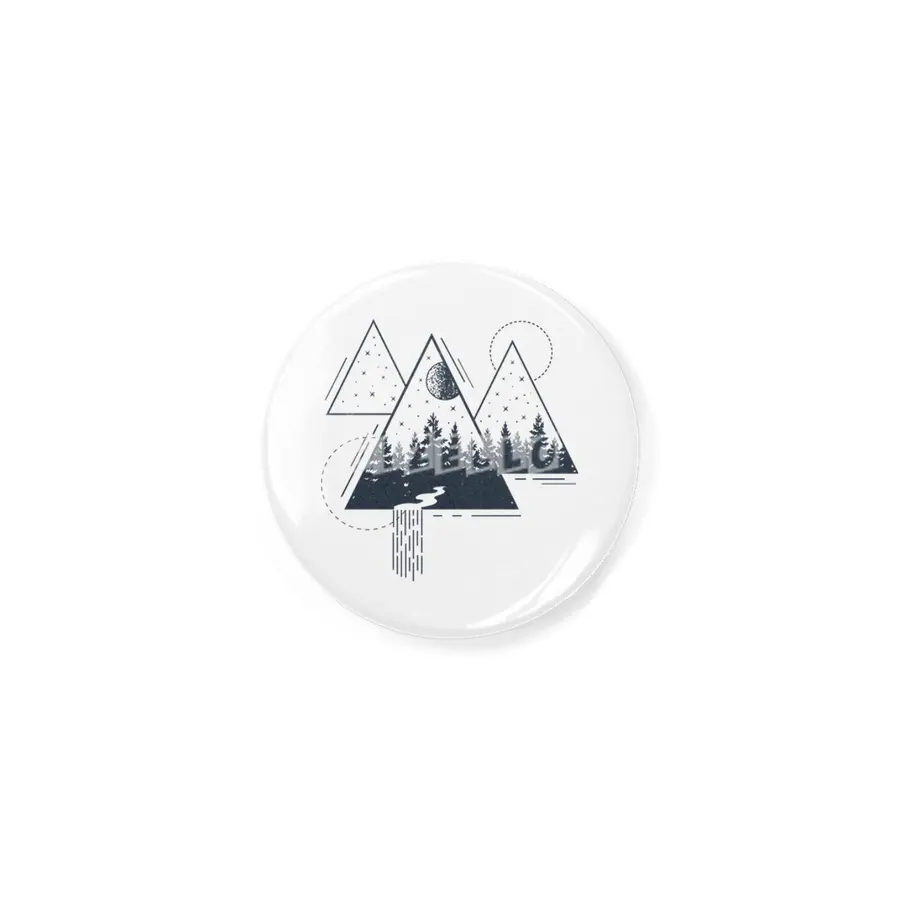 Modern Geometric Nature Forest Bohemian Triangles Açacak