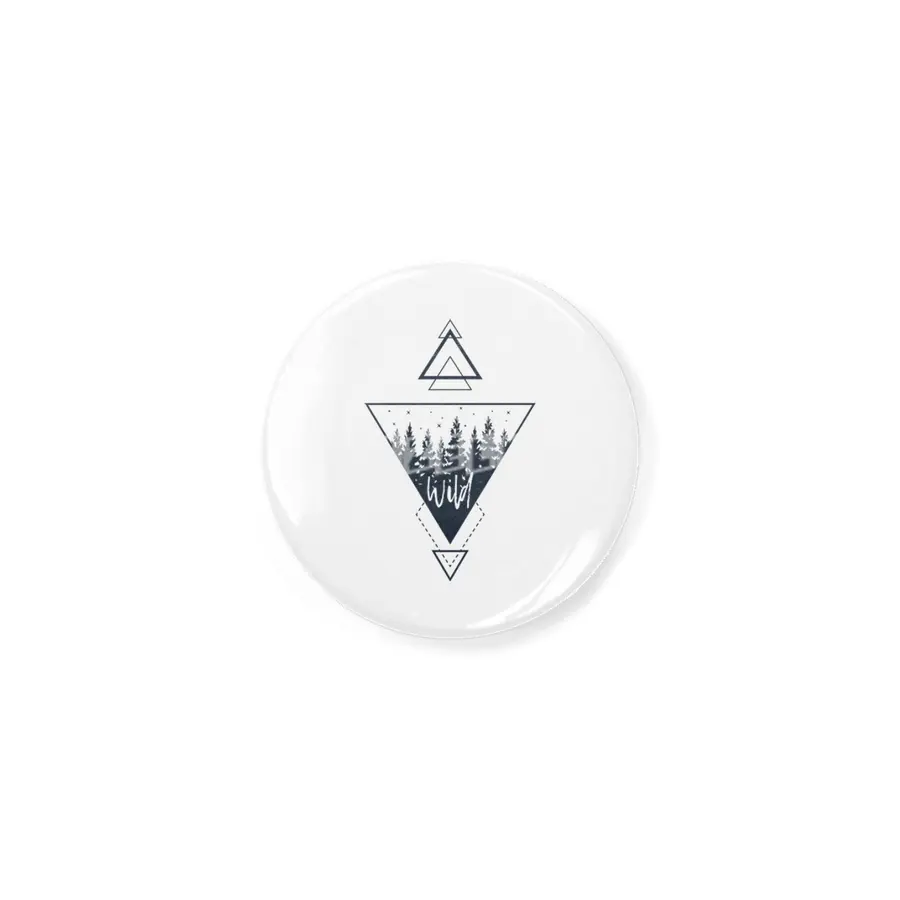 Modern Geometric Nature Forest Boho Triangles Açacak