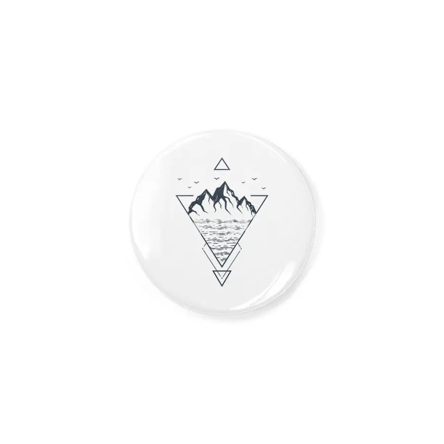 Modern Geometric Nature Mountains Hipster Açacak