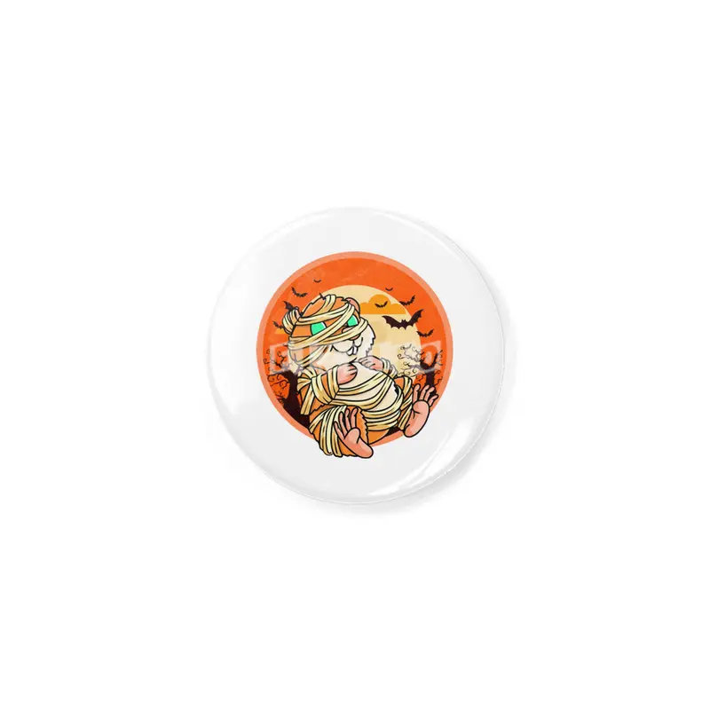 Cute Spooky Halloween Mummy Hamster Costume Açacak