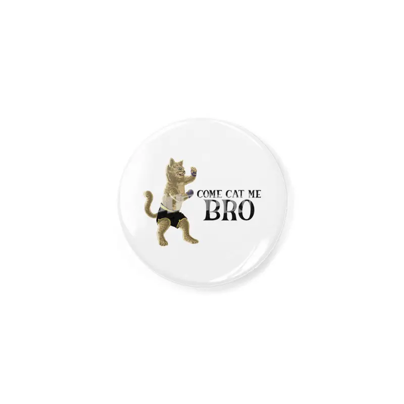 Come Cat Me Bro Cool Boxing Cat Punching International Cat Day Gift for Cat Lovers Açacak