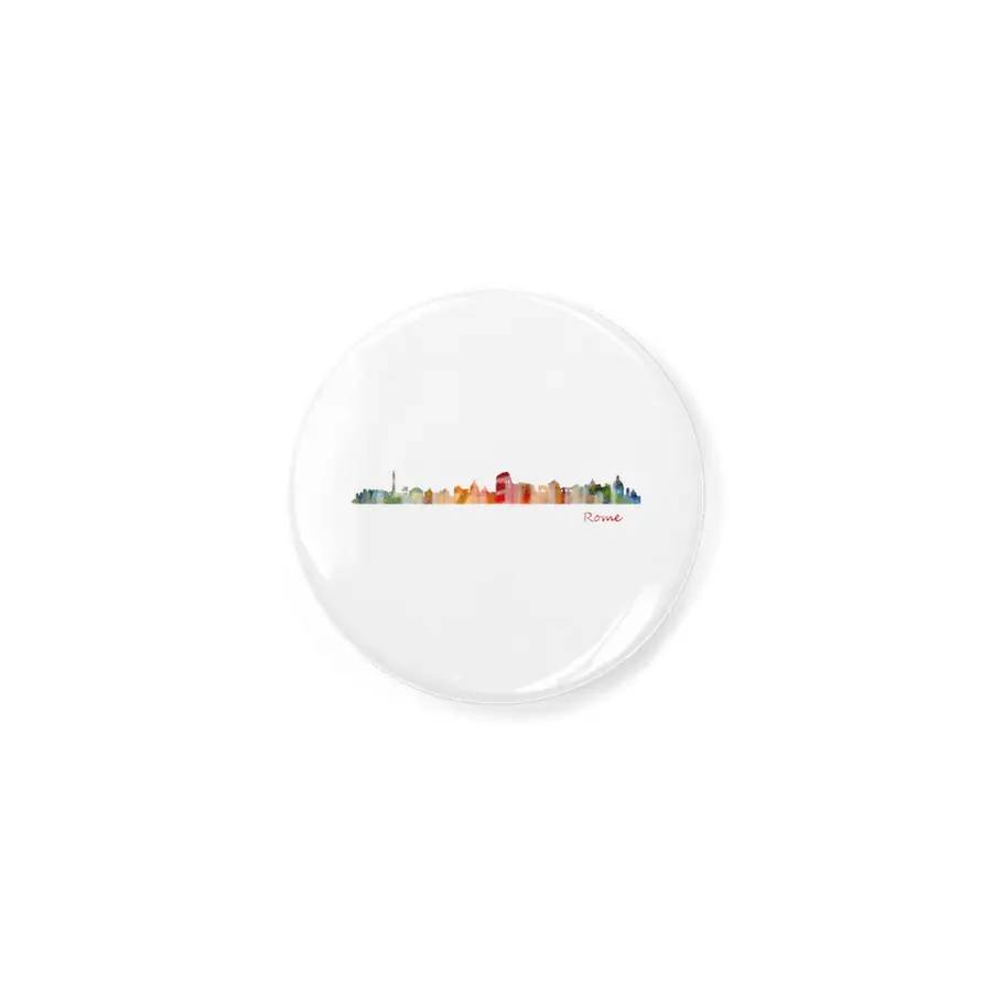Rome Cityscape watercolor skyline Açacak
