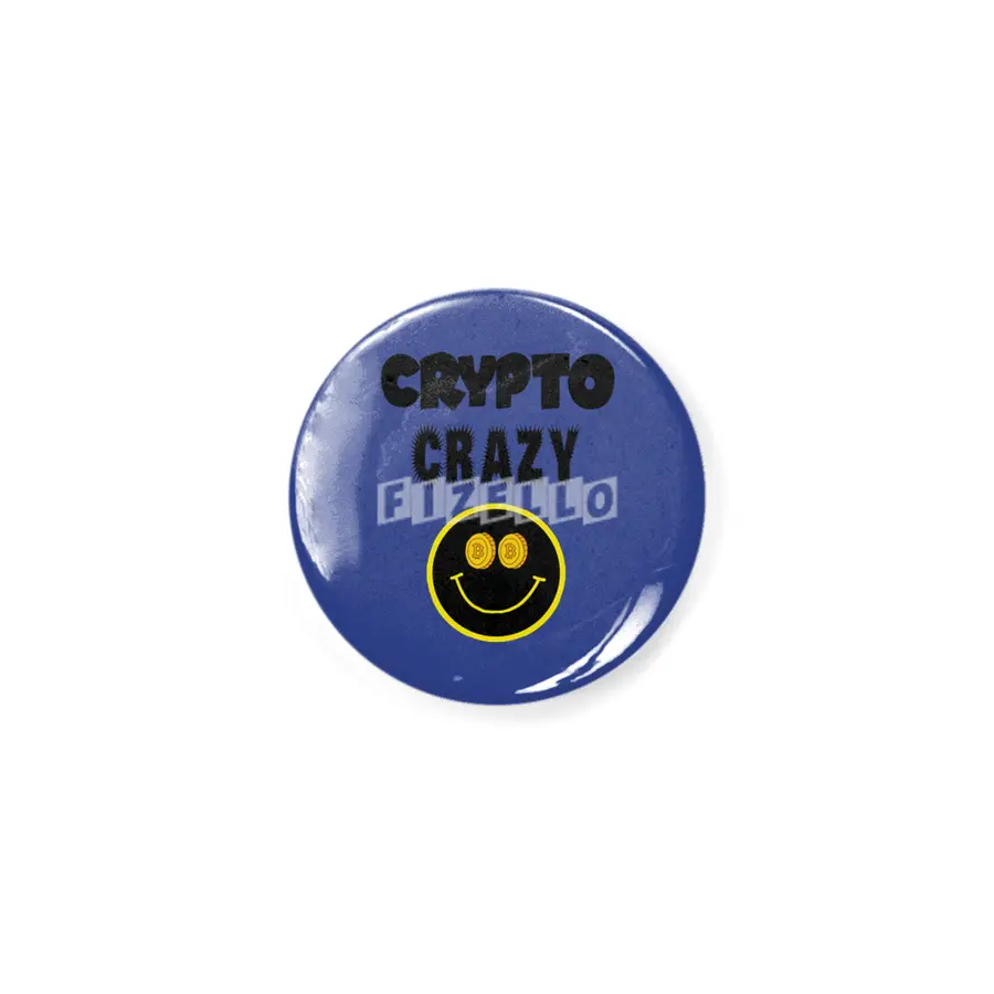 Funny Crypto Crazy Smiley Face Cryptocurrency Açacak