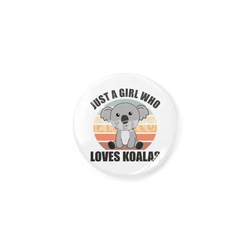 Just A Girl Who Loves Koalas Cute Koala Bear Açacak