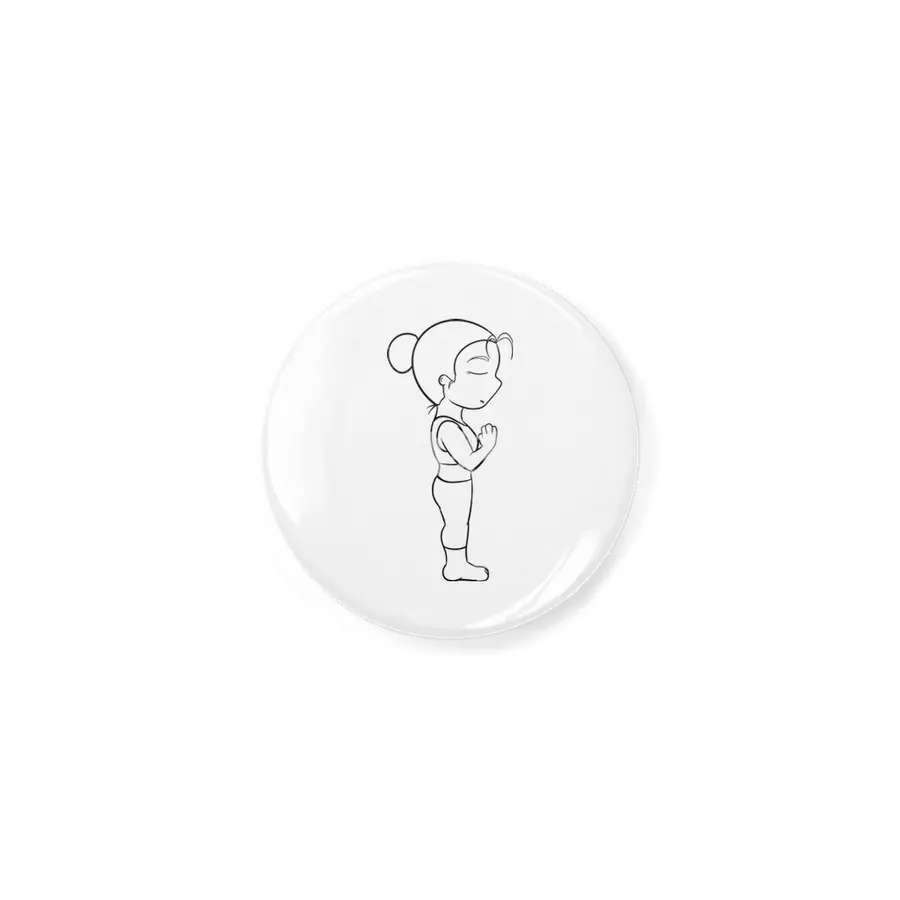 Chibi Yoga Asana - Mountain Pose (outline) Açacak