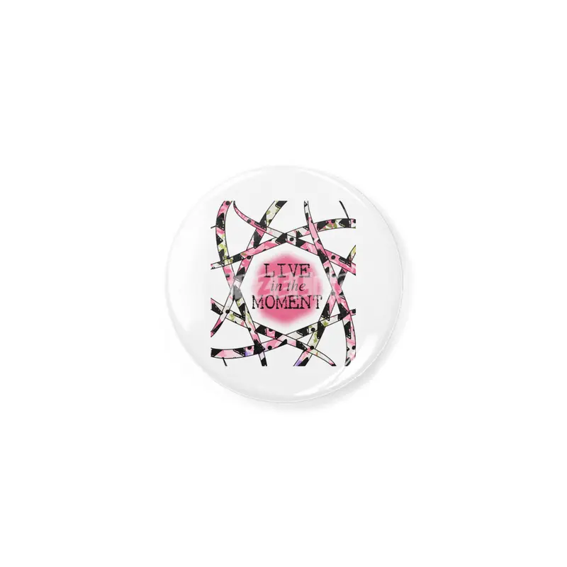Live in the Moment - colorful ribbon design Açacak